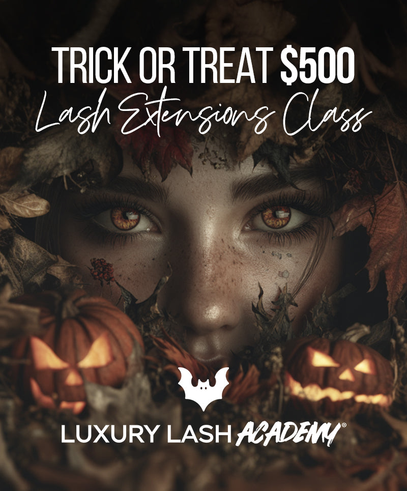 Trick or Treat $500 Lash Extension Class + White Led Lamp